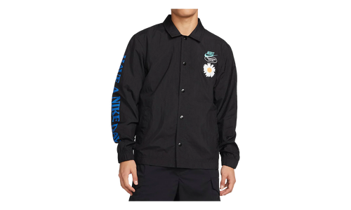 Sportswear Have A Nike Day Snap-front Coaches Jacket "Black / Washed Teal" DM5055 010