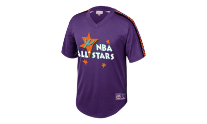 NBA Mesh V-Neck Tee "All-Star 95 - Purple" MSPOMG18025 ASGPURP195