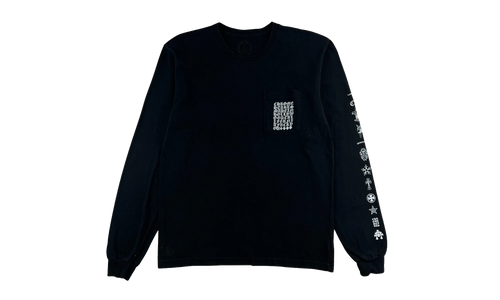 Multi Logo Script Long Sleeve T-shirt "Black" CHRM0760