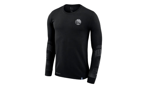 NBA Golden State Warriors Long Sleeve T‑Shirt "Elevated Mezzo Pixel" AQ6223 010