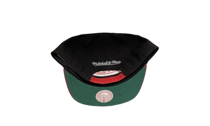 NCAA Logo Bill Snapback Cap "Ohio State Buckeyes - Black / Red" HHSS4533 OSTYYPPPBKRD