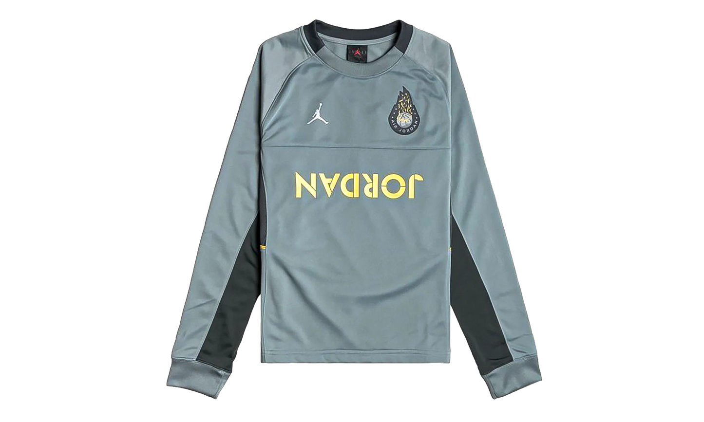 Air Jordan 4 Legacy Long Sleeve Tee "Grey" CJ9081 065
