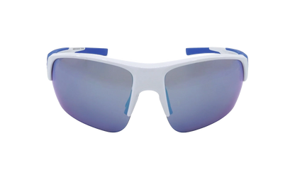 Changeup Dual Sunglasses "Gray Mirror - Shiny White / Royal Blue" S8650129 040