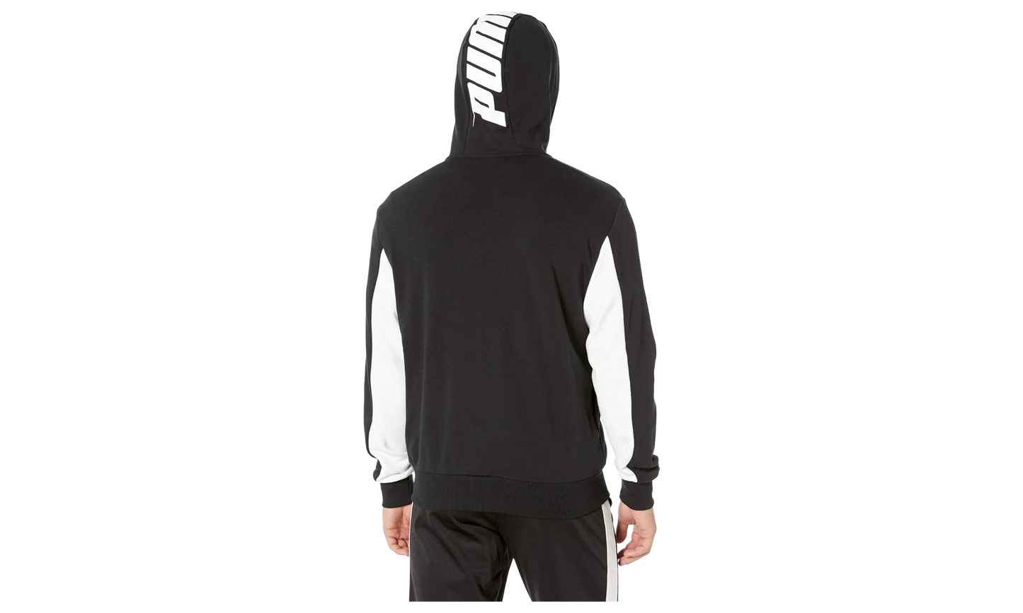 Rebel Hooded Track Jacket "Cotton Black" 854200 01