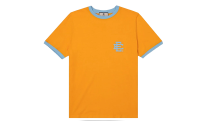 EE RINGER T-SHIRT "SS23 - Dark Yellow/Pale Blue" EE521