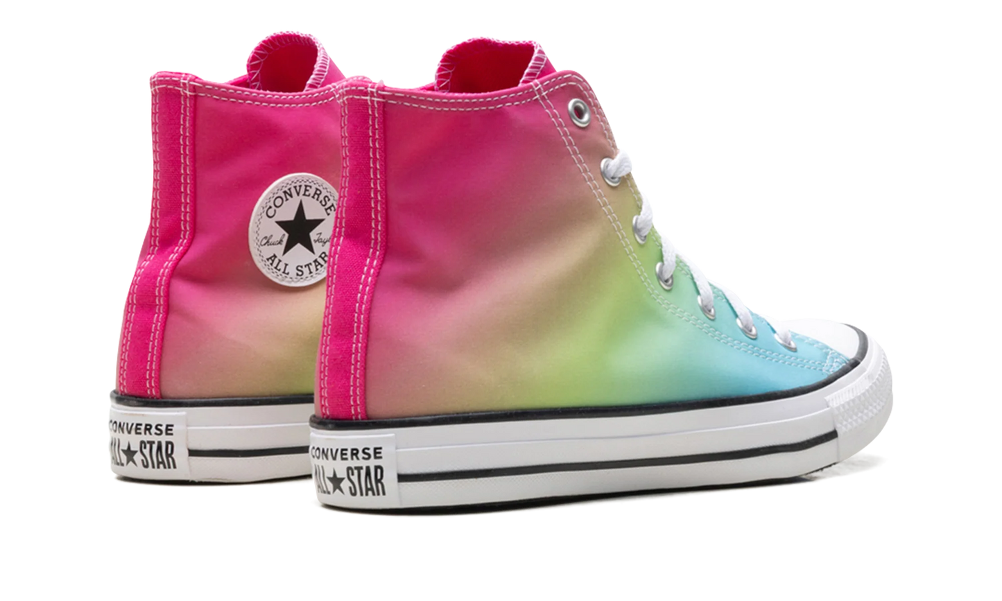 All Star Hi GS "Bright Ombre / Triple Cyan / Chaos Fuchsia" A07337F