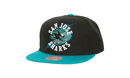 NHL Circle Splash Snapback Cap "San Jose Sharks - Black" HHSS7229 SJSYYPPPBLCK