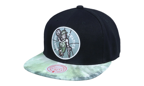 NBA Hardwood Classics Blitzed Snapback Cap "Boston Celtics - Black" 6HSSMM20062 BCEBLCK