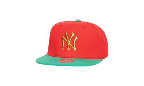 MLB Cooperstown Mistletoe Snapback Cap "New York Yankees - Red" HHSS7236 NYYYYPPPRED1