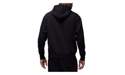 Jordan Essentials Fleece Hoodie "Black / Gym Red / Gym Red" FD7545 013