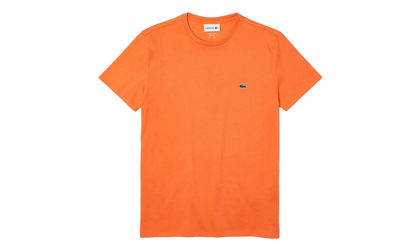 Crew Neck Pima Cotton Jersey T-shirt "Orange" TH6709 NPB