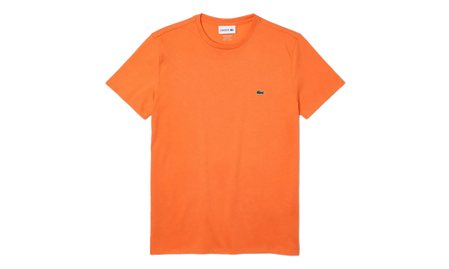 Crew Neck Pima Cotton Jersey T-shirt "Orange" TH6709 NPB