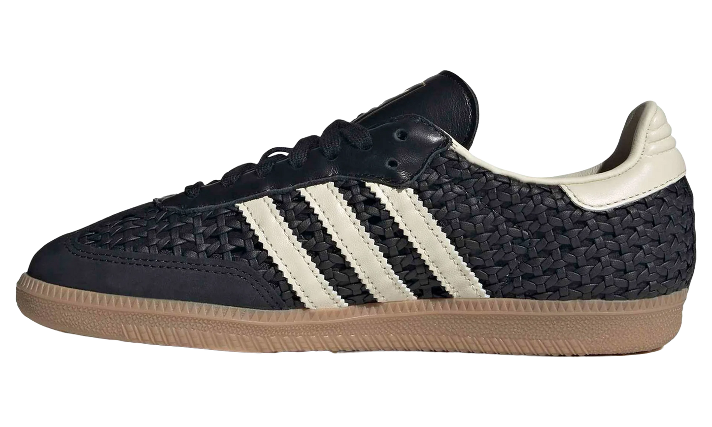 Samba OG WMNS "Basketweave Black Cream White" HQ9282