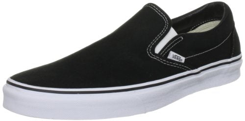 Canvas Shoes Unisex Classic Slip-On Sneaker — Black