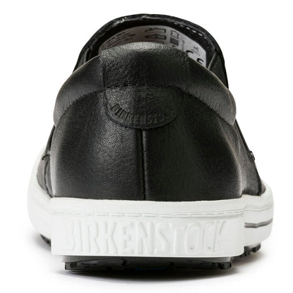 QO 400 Leather Slip On Shoe in Black