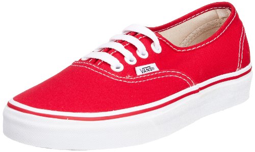 Canvas Shoes Unisex Authentic Canvas Sneaker — Red