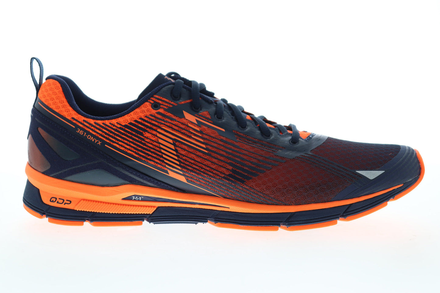 Onyx Mens Blue Mesh Low Top Lace Up Athletic Running Shoes