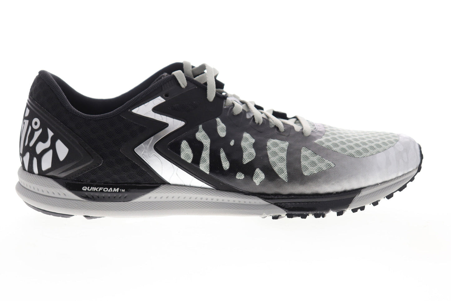 Chaser Mens Silver Gray Mesh Low Top Athletic Cross Training Shoes