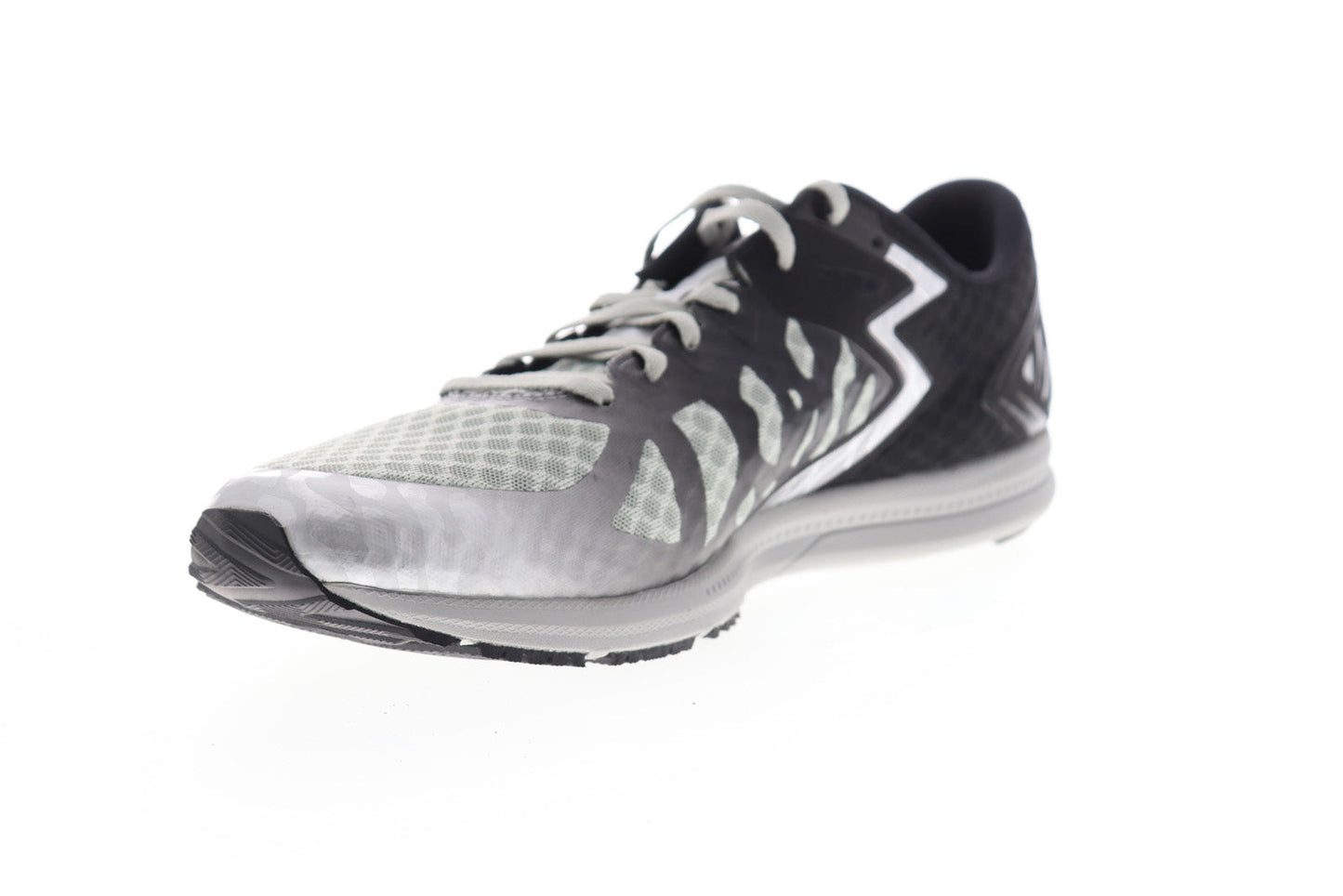 Chaser Mens Silver Gray Mesh Low Top Athletic Cross Training Shoes