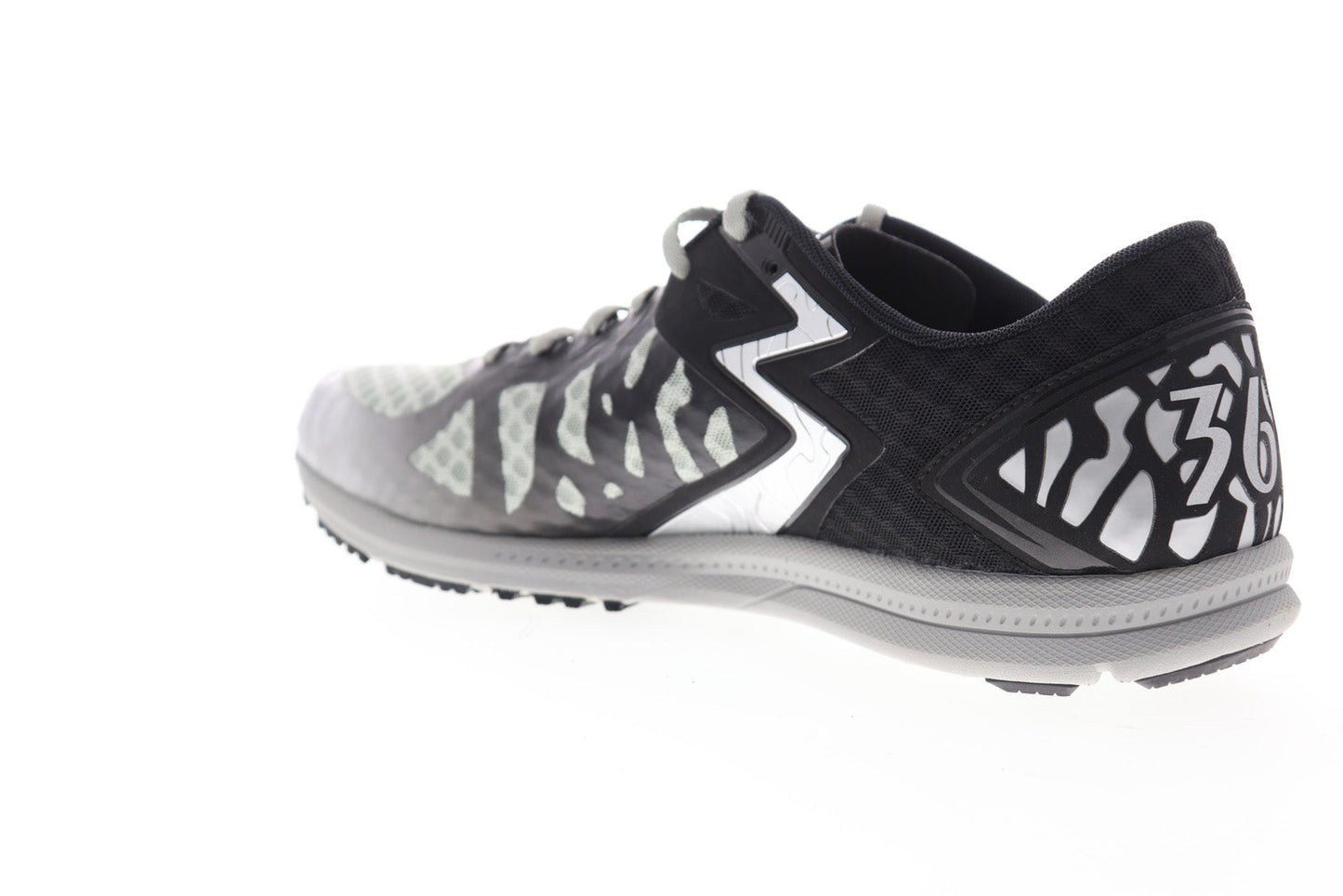 Chaser Mens Silver Gray Mesh Low Top Athletic Cross Training Shoes