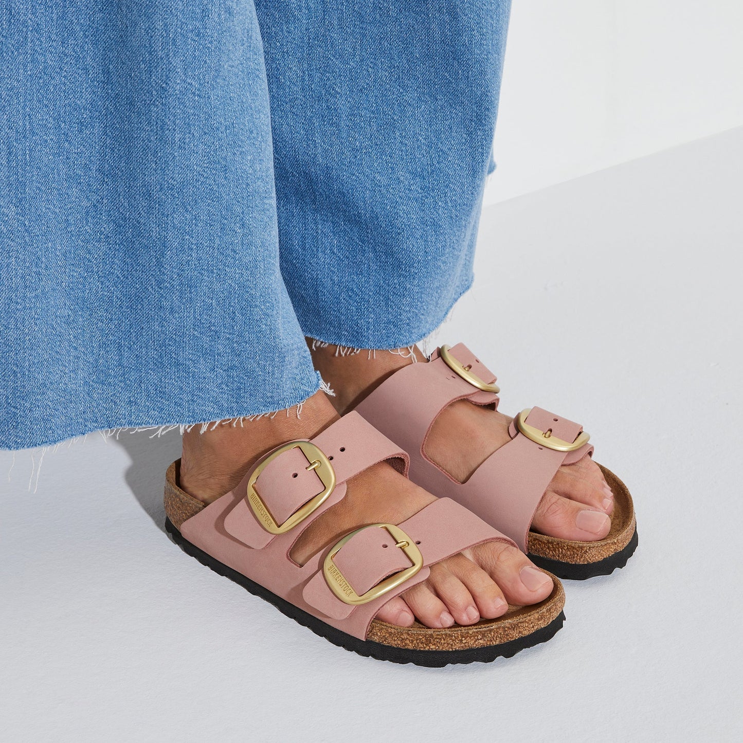Arizona Big Buckle Nubuck Leather in Old Rose 37EU