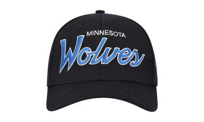 NBA Team Script 2.0 Stretch Snapback Cap "Minnesota Timberwolves - Black" HHSS3281 MTIYYPPPBLCK