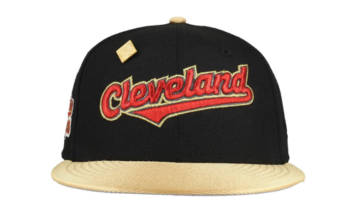 59FIFTY Cleveland Indians 1995 Champions Patch Fitted Hat "Black" NE101