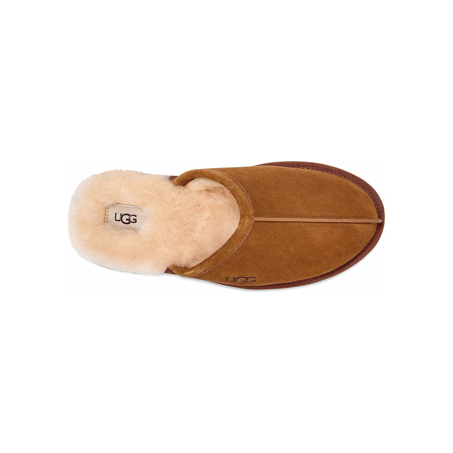 Men's Scuff Slipper in Chestnut