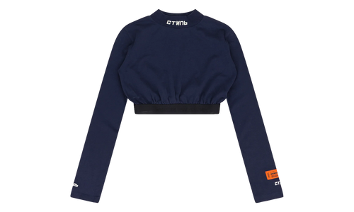 Cotton Turtleneck Top "Blue" HRP WTPS 0001