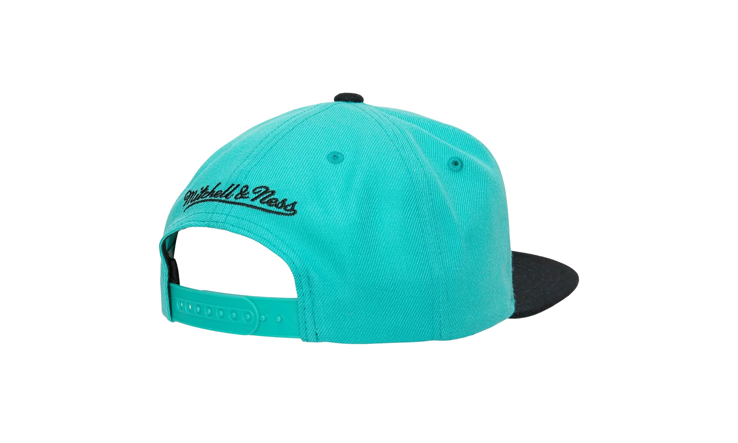 NBA Hardwood Classics Team 2 Tone 2.0 Snapback Cap "Memphis Grizzlies - Teal / Black" HHSS3267 VGRYYPPPTLBK