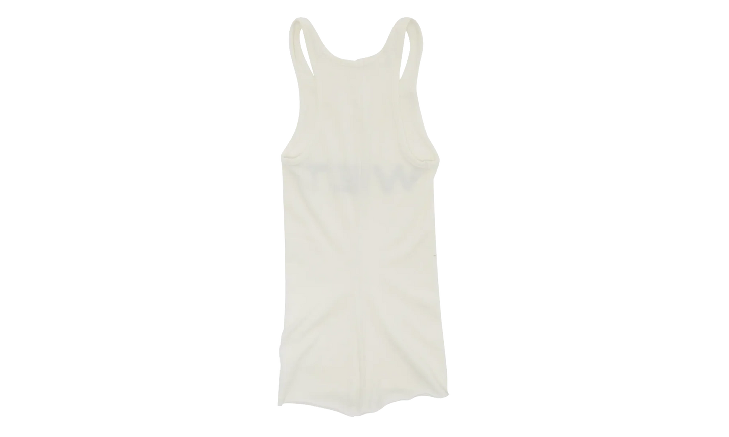 Mowalola Wet Tank Top "White" T303GD PFD