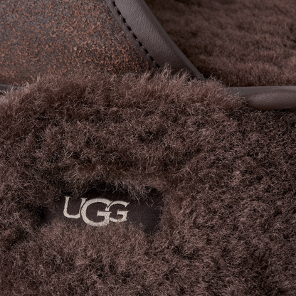 Men's Scuff Leather Distressed in Dusted Cocoa