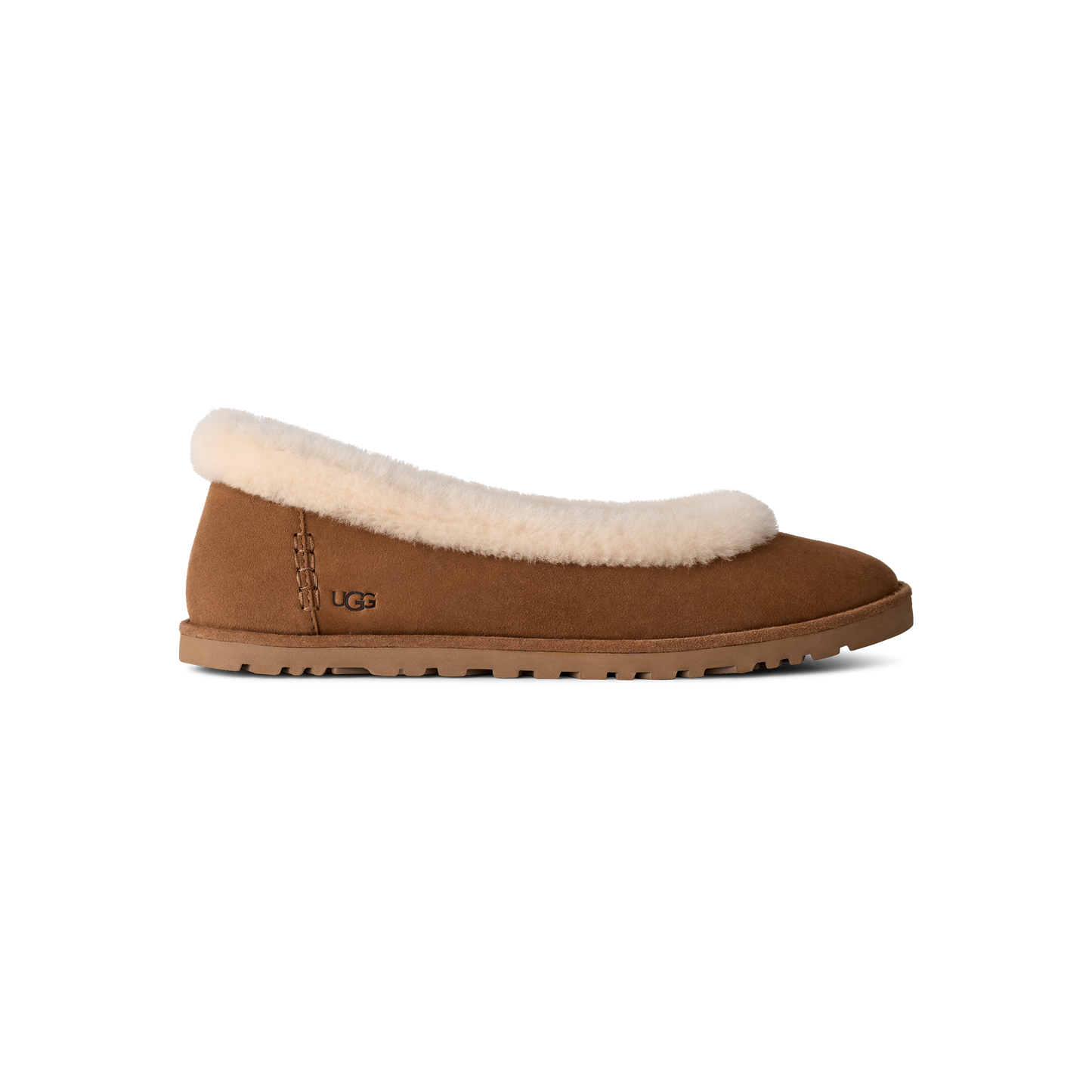 Women's Zora Ballet Flat in Chestnut