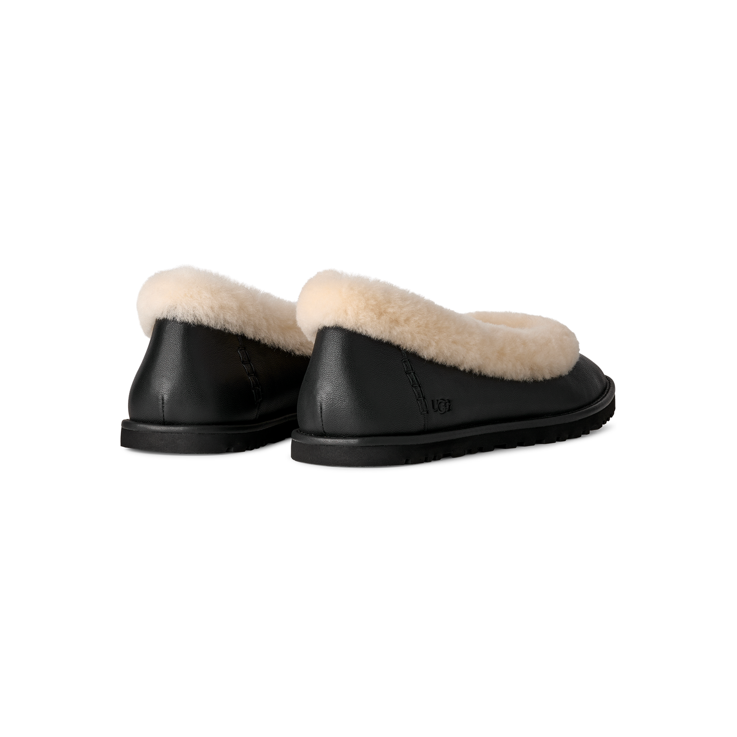 Women's Zora Leather Ballet Flat in Black