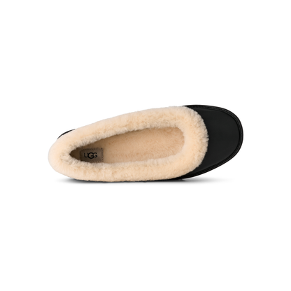 Women's Zora Leather Ballet Flat in Black