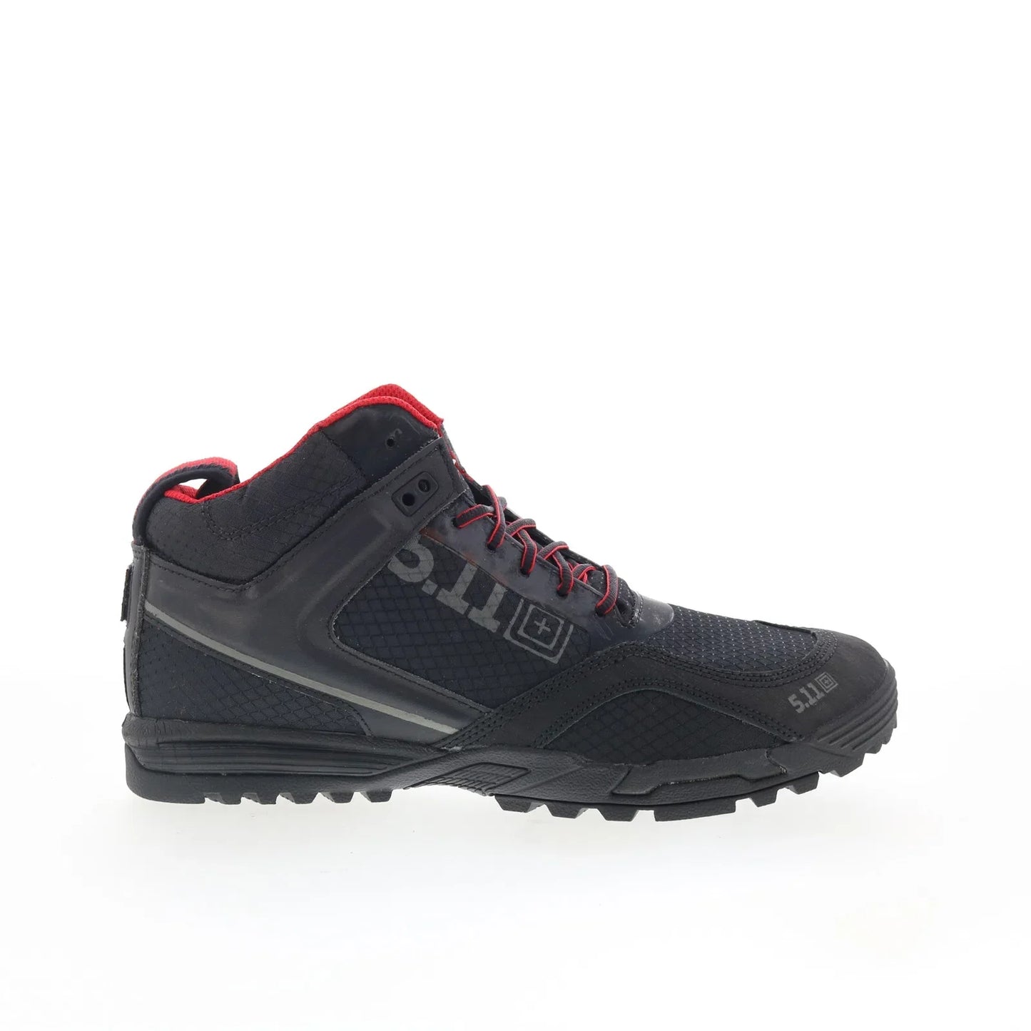 Range Master 12148 Mens Black Leather Lace Up Tactical Boots