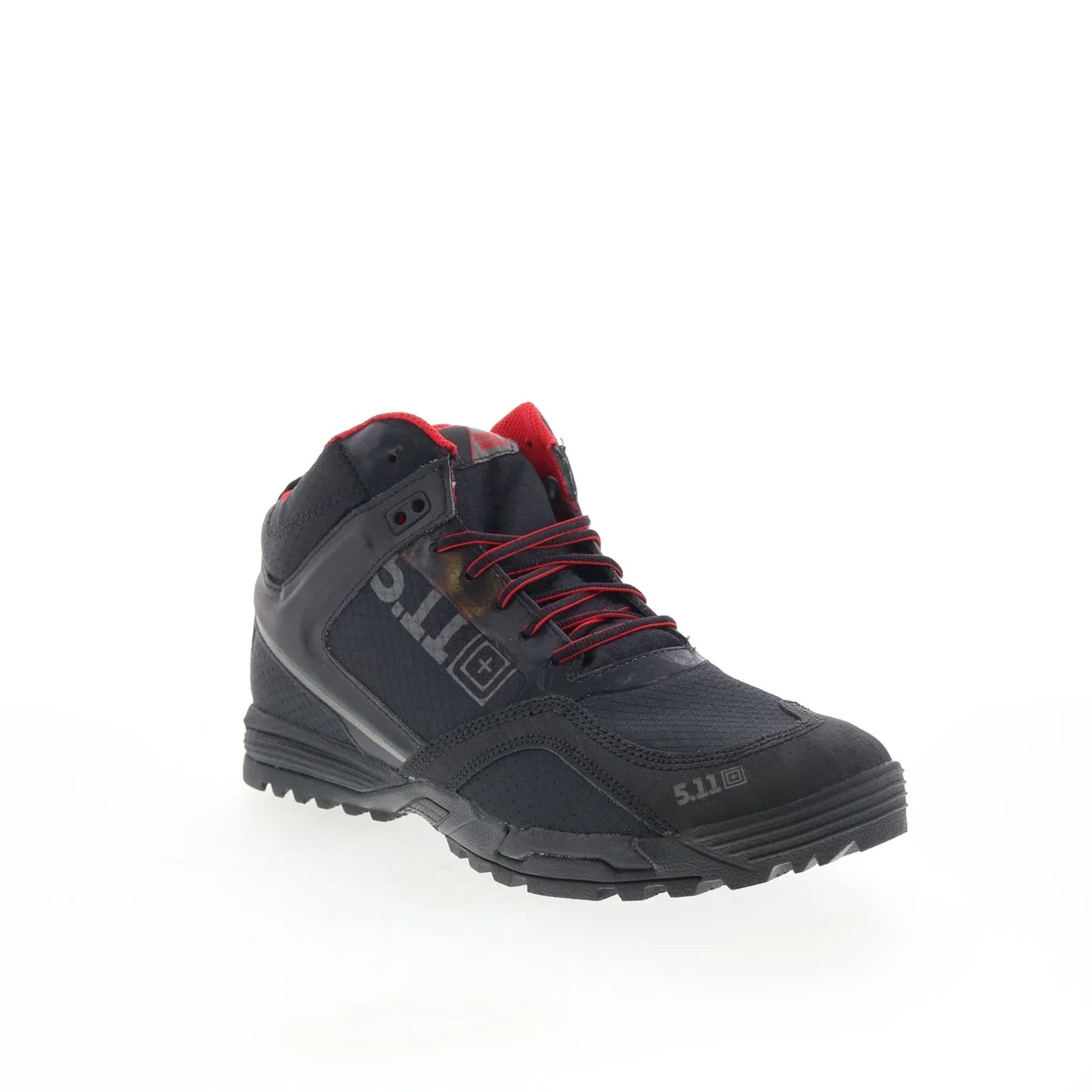 Range Master 12148 Mens Black Leather Lace Up Tactical Boots