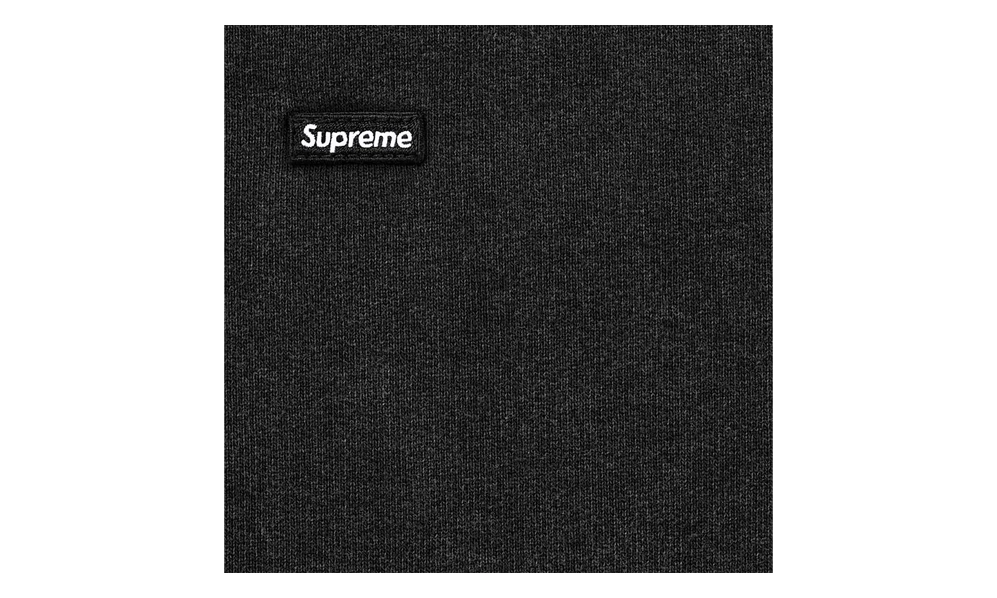 Small Box Zip Up Hooded Sweatshirt "SS26 - black" SU27349