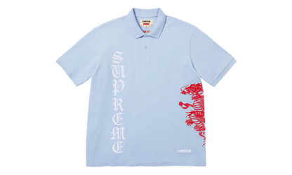 The Great China Wall Dragon Polo "SS26 - Light Blue" SU27345