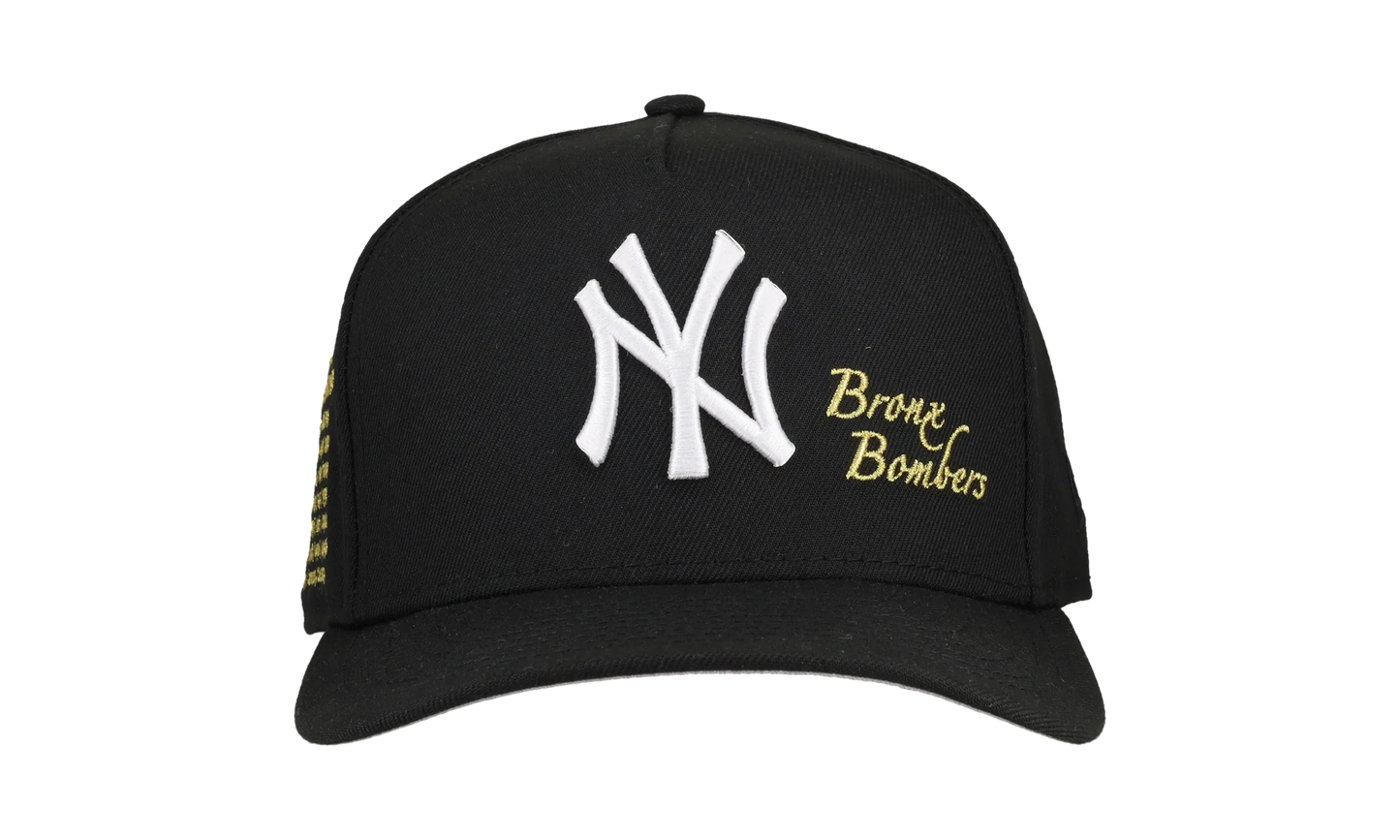 9FIFTY New York Yankees Bronx Bombers 27x Champs A Frame Snapback Hat "Black" NE278