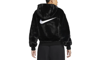 Sportswear Essentials Faux Fur Jacket "Black / White" DD5116 010