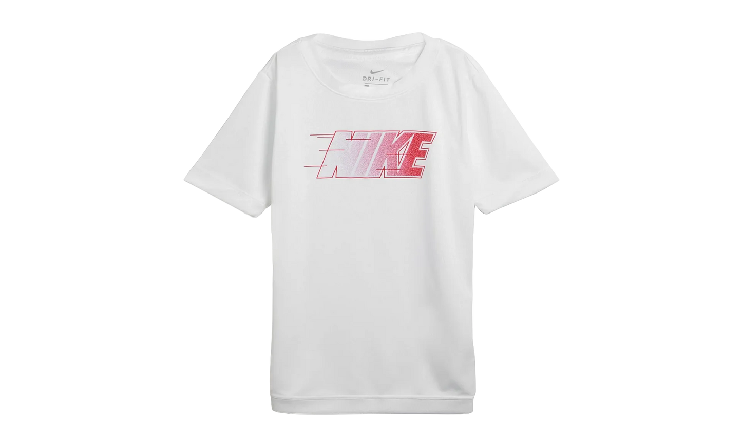 Trophy23 Dri‑FIT Short‑Sleeve Top GS "White / Red" BV3817 100
