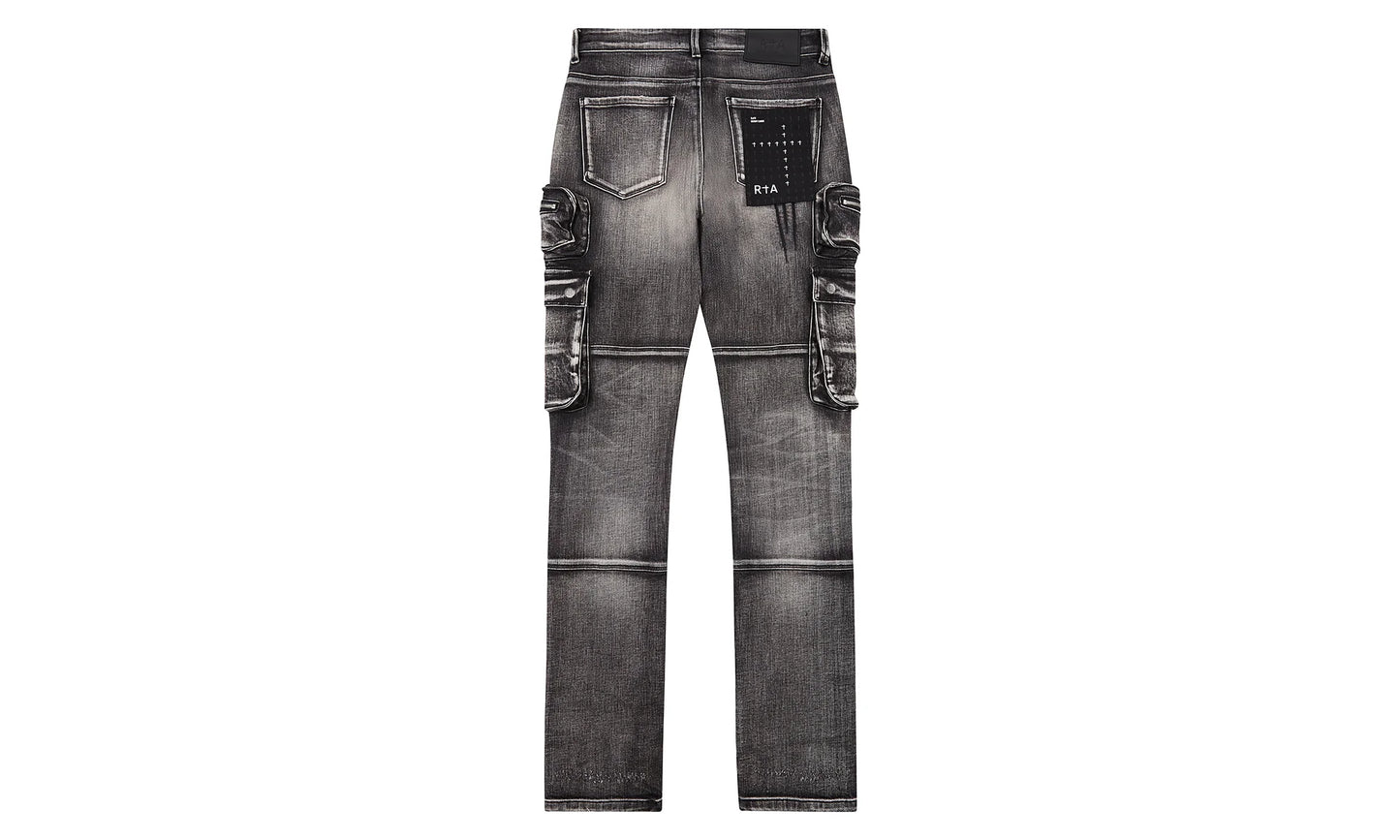Slate Cargo Denim "Grey" B1839ASSTM