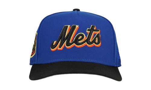 9FIFTY New York Mets 1969 World Series A Frame Snapback Hat "Royal Blue / Black" NE179