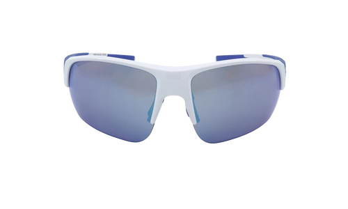 Changeup Dual Sunglasses "Gray Mirror - Shiny White / Royal Blue" S8650129 045