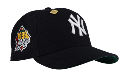 59FIFTY New York Yankees 1999 World Series Classic Fitted Hat "Navy / Green - Visor" NE292