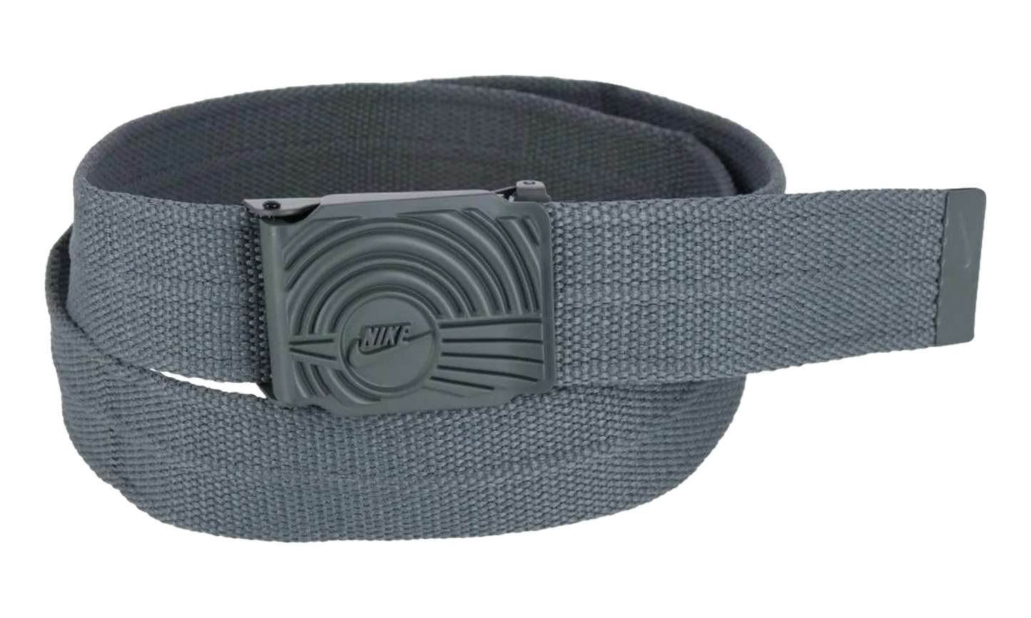 Ribbed Web Belt "Dunk Inspired Buckle - Dark Gray" 18001051 FA