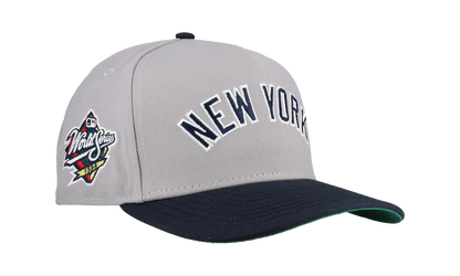 9FIFTY New York Yankees 1998 World Series Script A Frame Snapback Hat "(Away Jersey)" NE246