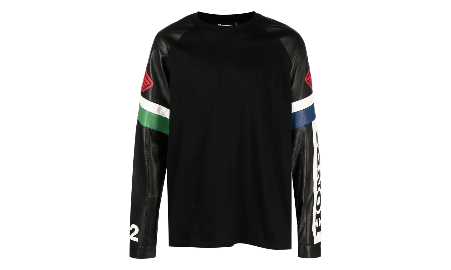 Honda Slouch Raglan Sweatshirt "Black" S71GD1237S23009900