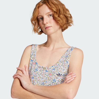Women's adidas adidas Originals x Liberty London Bodycon 3-Stripes Maxi Dress